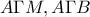 A\Gamma M, A\Gamma  
B