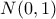  N(0,1) 