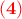 \displaystyle{\bf \color{red}(4)}