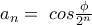 a_n=\ cos \frac{\phi }{2^n}