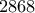 2868 2868