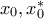 x_0,x^*_0 x_0,x^*_0