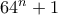 64^{n}+1