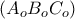 \displaystyle{(A_oB_oC_o)}