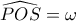 \widehat{POS}=\omega