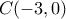 C(-3,0)