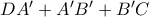 DA'+ A'B'+B'C