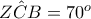 \hat{ZCB}=70^{o}