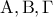 \[{\rm A},{\rm B},\Gamma }