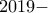 2019-