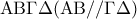 \displaystyle{{\rm A}{\rm B}\Gamma \Delta ({\rm A}{\rm B}//\Gamma \Delta )}