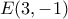 \displaystyle{E(3,-1)}