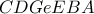 CDGeEBA
