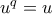 u^{q}=u