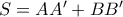 S=AA'+BB'