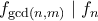 f_{\gcd(n,m)}\mid f_n