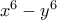 x^6-y^6