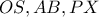 OS,AB,PX
