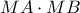 MA\cdot MB