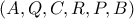 (A,Q,C,R,P,B)