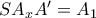 SA_xA'=A_1