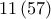 11\left(57\right)