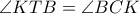 \angle KTB= \angle BCK