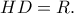 HD=R.