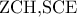 \textrm{ZCH,SCE}