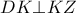 DK \bot KZ