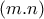 (m.n)
