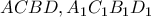 ACBD, A_1C_1B_1D_1
