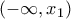 (-\infty ,{{x}_{1}})