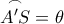 \overset{\frown}{A'S}=\theta