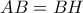 AB=BH