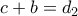 c+b=d_2