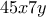 45x7y