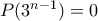 P(3^{n-1})=0