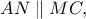 AN\parallel MC,