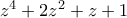 z^{4}+2z^{2}+z+1