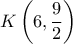 \displaystyle K\left( {6,\frac{9}{2}} \right) \displaystyle K\left( {6,\frac{9}{2}} \right)