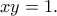 xy=1.