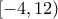 [-4,12)