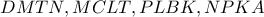 DMTN,MCLT,PLBK,NPKA