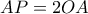 AP=2 OA