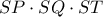 SP \cdot SQ \cdot ST