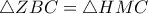 \triangle ZBC= \triangle HMC