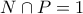 N\cap P=1