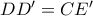 DD' = CE'