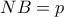 NB=p